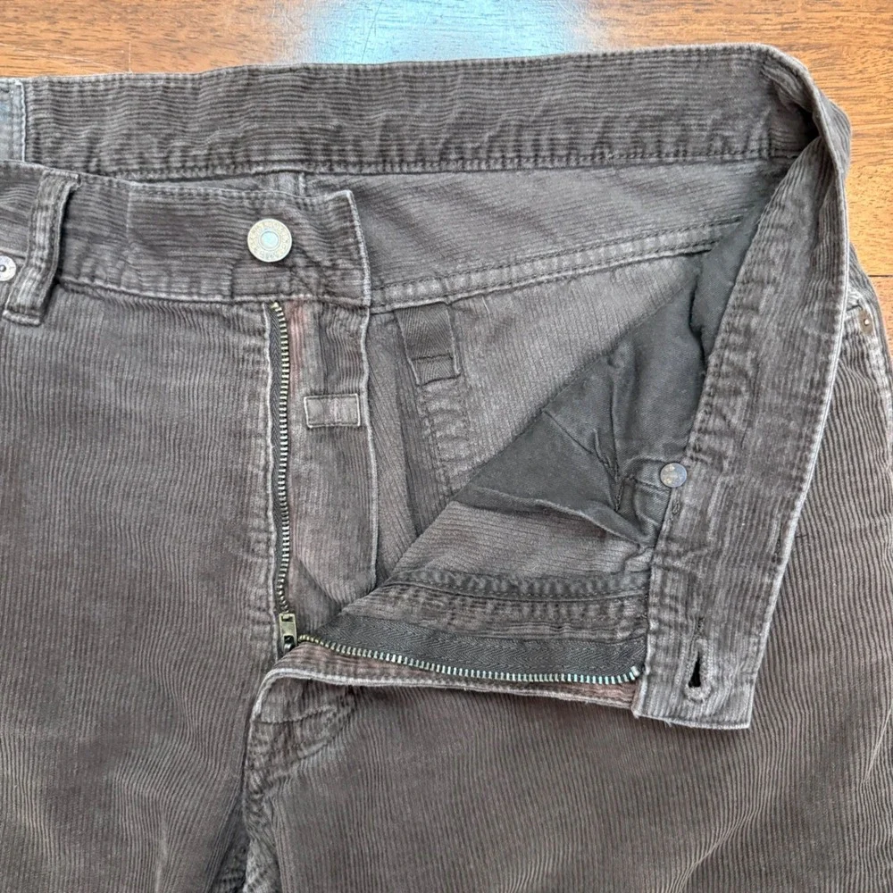 Polo Ralph Lauren Corduroy Pants Mens‎ 34/32 Brown Straight Leg 100% Cotton